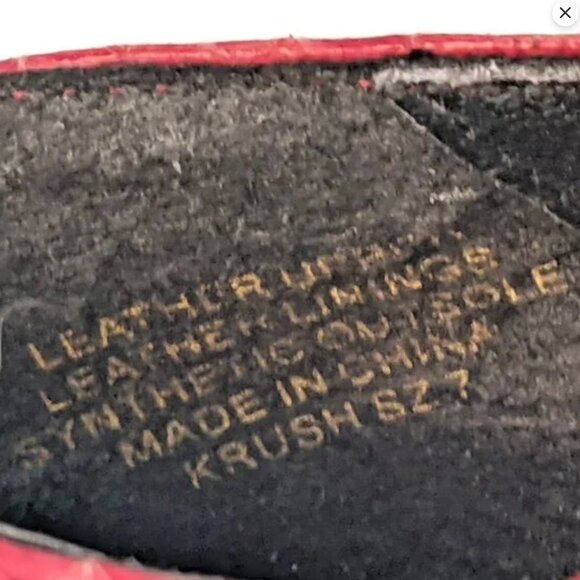 Lust For Life KRUSH Leather Snakeskin Pumps Stilettos Sexy Red Vamp High Heels - Picture 11 of 13